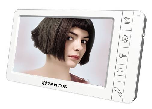 Монитор видеодомофона c кнопочным управлением TANTOS Amelie SD (белый)