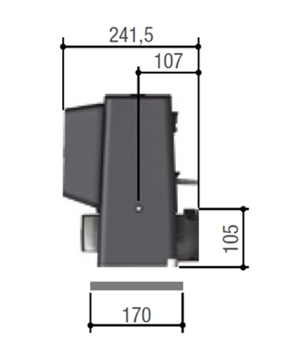 Комплект автоматики Came BX 608 RC KIT Combo для откатных ворот (8K01MS-049)