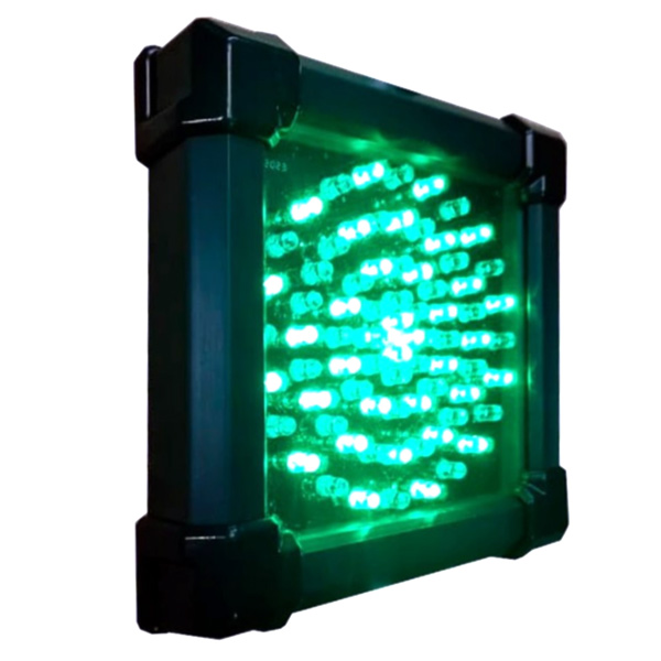 Светофор светодиодный односекционный Инфопаркинг ИС-Т8.3/24/Зелёный+Красный, 100 мм