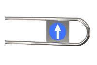 Дуга на калитку Ростов-Дон К11 Ø25 L=800 мм (левая)