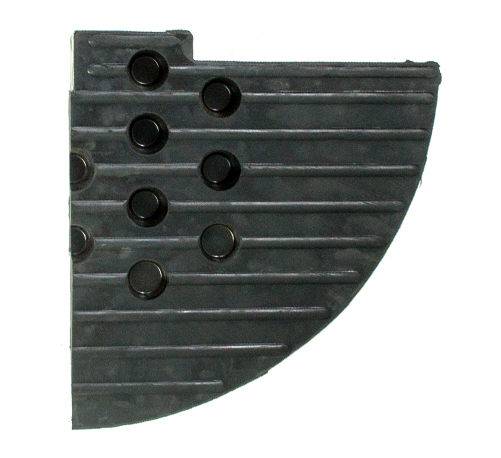 Съезд с бордюра резиновый СР-55-1 концевая часть