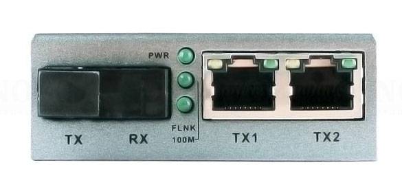 Оптический медиаконвертер Ethernet Osnovo OMC-100-21S5b до 20 км