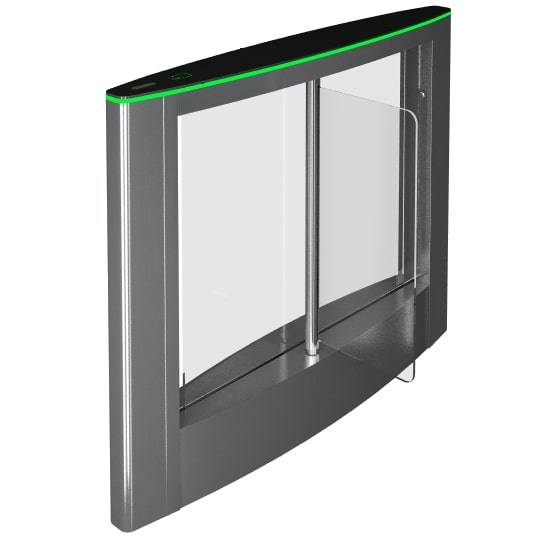 Крайний элемент турникета Oxgard Praktika QL-04-SMК-900 с картоприемником (шир.прохода 900 мм)