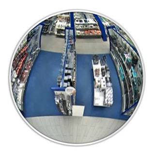 Зеркало безопасности обзорное DetexLine 805 мм с белым кантом Зеркало безопасности обзорное DetexLine 805 мм с белым кантом