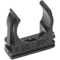 Держатель IEK 25 мм с защёлкой, черный (CTA10D-CF25-K02-100)