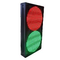 Светодиодный двухсекционный светофор Инфопаркинг ИС-3/2Q6/220 MATRIX 200мм (ИС-3/220 MATRIX)