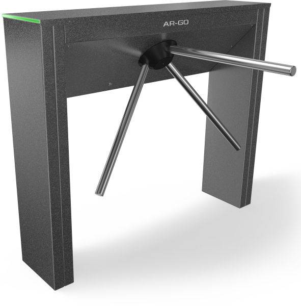 Турникет-трипод тумбовый AR-GO TRT 14-01P из окрашенной стали с штангами Антипаника