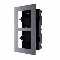 Врезная монтажная рама на 2 модуля HikVision DS-KD-ACF2/Plastic