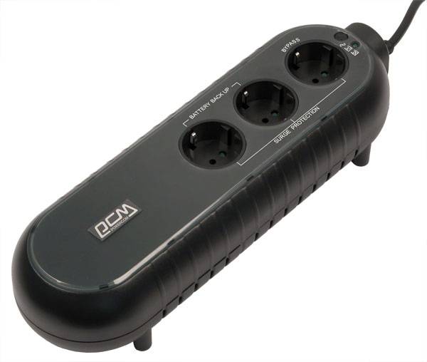 Источник бесперебойного питания POWERCOM WOW 300, 300VA/165W (2+1 EURO)