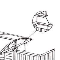 Кронштейн PERCo RF01 0-09 для стыковки турникета RTD-15 с крышей, калиткой или секцией ограждения