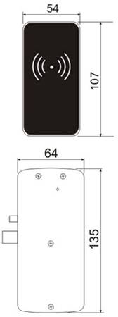 Электронный замок для мебели Iron Logic Z-495 EHT