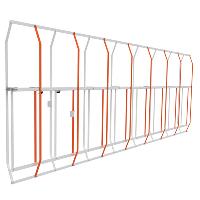 Шторка под стрелу шлагбаума GT Came 803XA-0350 (модуль 1721 мм)