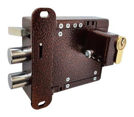 Электромеханический замок накладной Полис 12