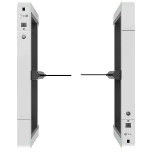 Скоростной распашной турникет ZKTeco Mars Pro-S1000 без считывателей