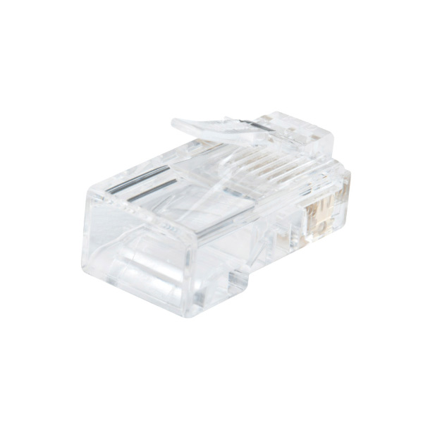 Разъем RJ-45 под витую пару, категория 5e Hyperline PLUG-8P8C-U-C5-100 (100 шт.)