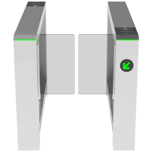Скоростной распашной турникет ZKTeco Mars-B1022 с биометрическими считывателями