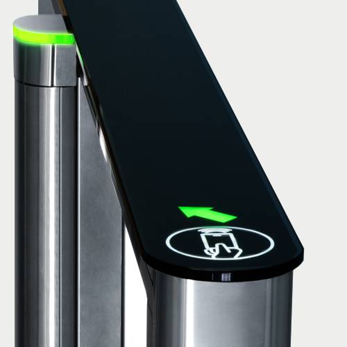 Турникет PERCo-ST-01 "Скоростной проход" с распашными створками PERCo-ATG-300 (ширина створки 300 мм)