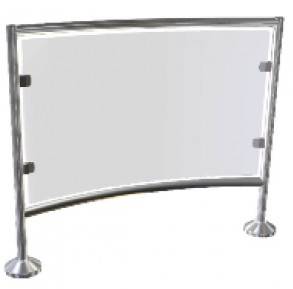 Ограждение Gotschlich Calypso с акриловой вставкой