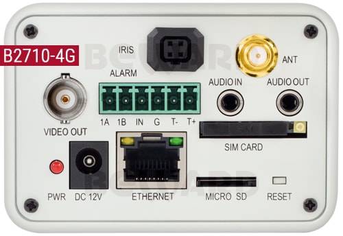 Корпусная IP-камера Beward B2710-4G с модулем 2G/3G/4G промышленного класса