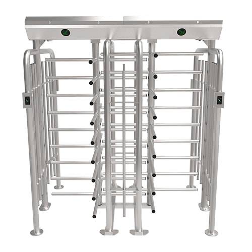 Турникет полноростовой двухпроходной ZKTeco FHT2400D 4-х лопастной (90°), без считывателей