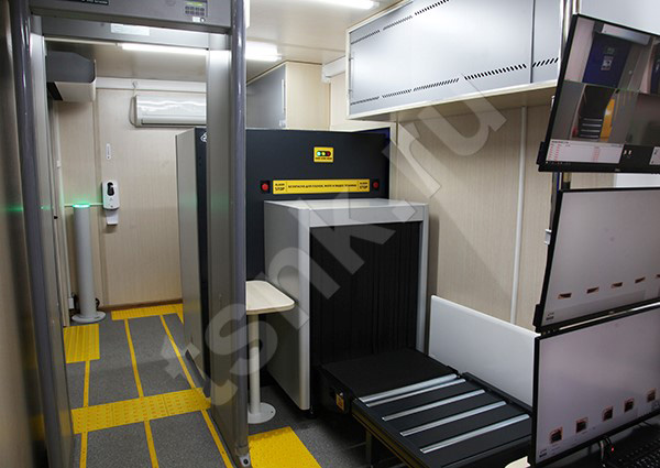 Передвижной модульный пункт досмотра ТСНК