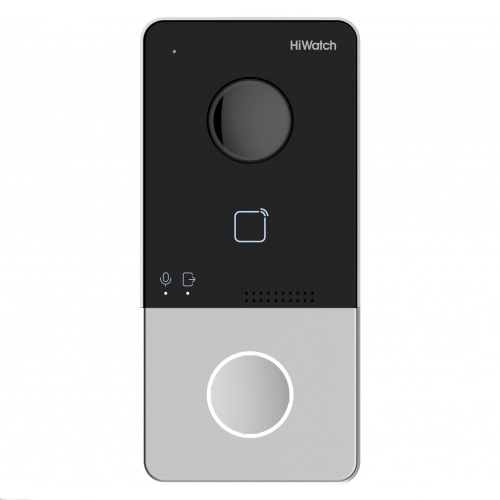 Вызывная панель видеодомофона HiWatch VDP-D2211W(B) с поддержкой карт Mifare, Wi-Fi и PoE