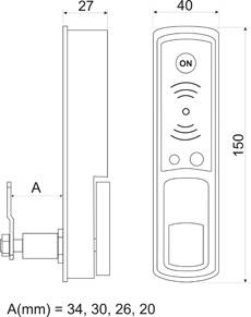 Электронный замок для мебели Iron Logic Z-595 EHT