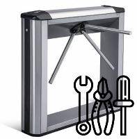 Электронная проходная на базе турникета PERCo-TBC01.1A и контроллера PERCo CT/L14 Электронная проходная на базе турникета PERCo-TBC01.1A и контроллера PERCo CT/L14