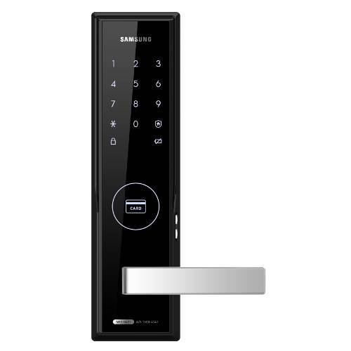 Электронный замок Samsung SHS-H505 FBK/EN (SHS-5050), двухригельный, врезной, с ручкой Электронный замок Samsung SHS-H505 FBK/EN (SHS-5050), двухригельный, врезной, с ручкой