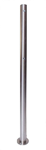 Односторонняя стойка ограждения с 2 отверстиями ASP-D50,8-01-LT, нержавеющая сталь AISI201