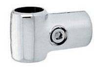 Соединитель перпендикулярный двух труб Ø 25 мм Хром