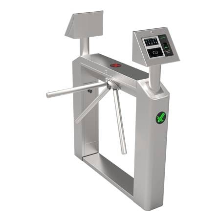 Турникет-трипод тумбовый ZKTeco TS2122 с биометрическими считывателями (с планками)