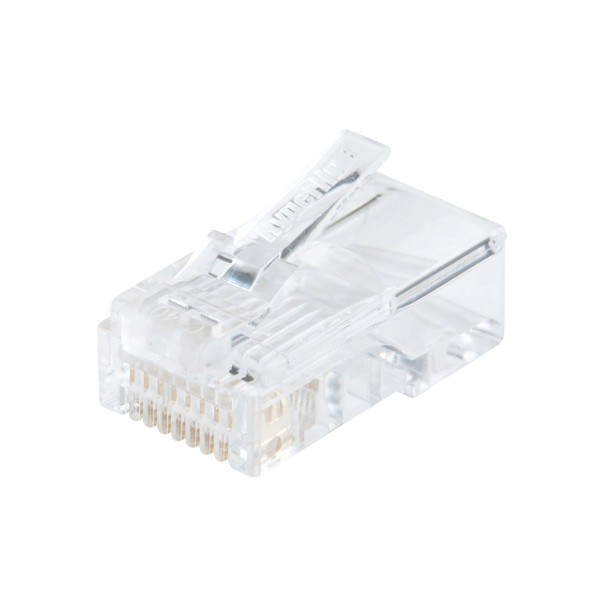 Разъем RJ-45 под витую пару, категория 5e Hyperline PLUG-8P8C-U-C5-100 (100 шт.)