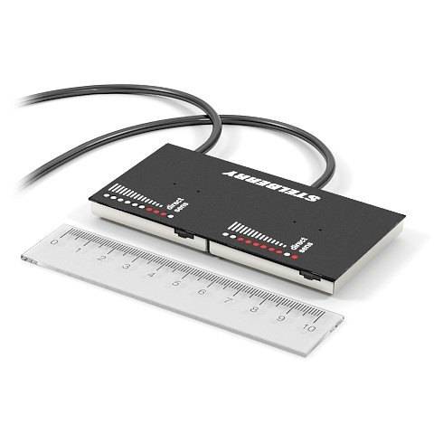 Активный двунаправленный 2-х канальный микрофон Stelberry M-1200 с регулировкой чувствительности и направленности