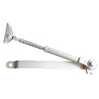 Рычаг складной с ФОП dormakaba для доводчиков TS Profil, белый RAL9016