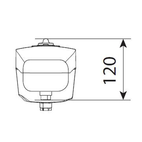 Привод 24 В линейный Came SWN20B самоблокирующийся, с энкодером (синий)