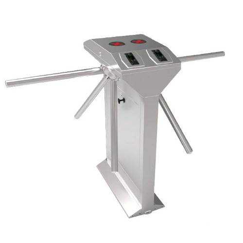 Турникет-трипод двухпроходной ZKTeco TS1222 с 4-мя биометрическими считывателями (с планками)