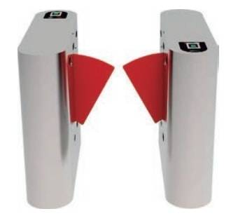 Турникет раздвижной тумбовый ZKTeco FB 01 FP с биометрическими считывателями