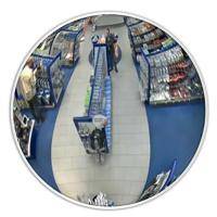 Зеркало безопасности обзорное DetexLine 610 мм с белым кантом Зеркало безопасности обзорное DetexLine 610 мм с белым кантом