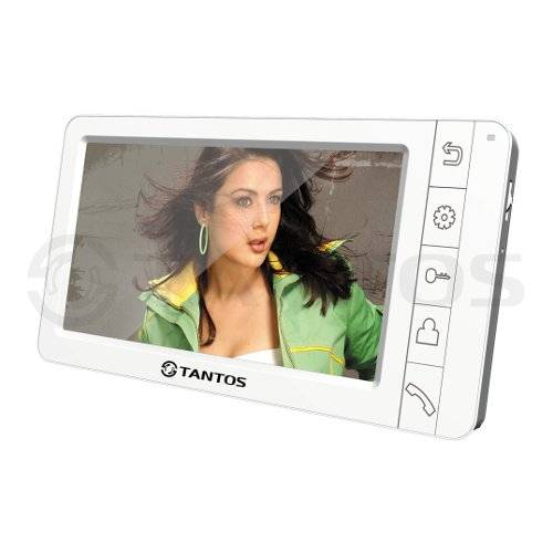 Монитор видеодомофона c кнопочным управлением TANTOS Amelie (белый)