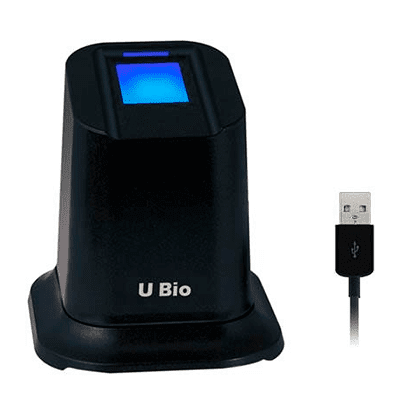 Настольный биометрический USB сканер отпечатков пальцев U Bio Reader Настольный биометрический USB сканер отпечатков пальцев U Bio Reader