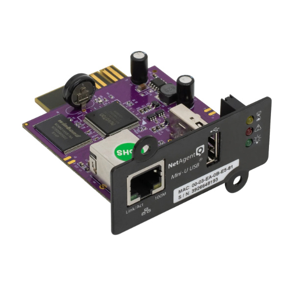 Модуль удаленного мониторинга SNMP DZ807 для ИБП