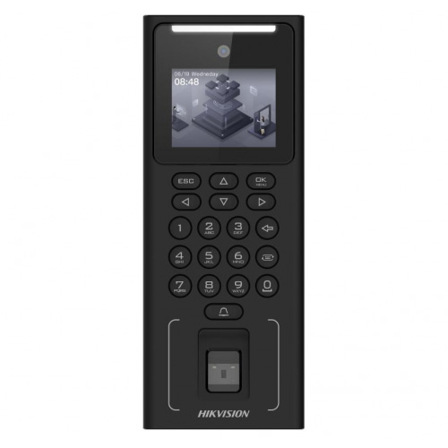 Терминал доступа HikVision DS-K1T321EFX с распознаванием лиц, отпечатков пальцев, карт EM