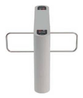 Центральный модуль распашного турникета ZKTeco SB 02 RF с RFID считывателями (с планками)