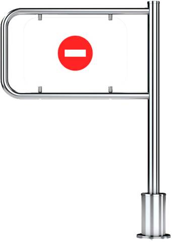 Механическая односторонняя калитка с пружинным возвратом Oxgard К-11 (правая), L=600 мм