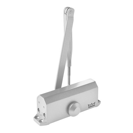 Доводчик дверной dormakaba TS77 EN3 c рычагом ФОП, серебро