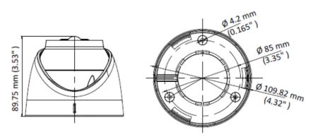Купольная уличная 2Мп HD-TVI видеокамера HiWatch DS-T213(B) (3.6 мм) с PIR-датчиком