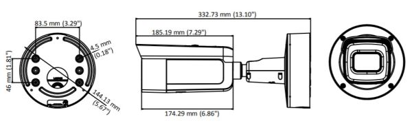 Уличная IP-видеокамера 8Мп HikVision DS-2CD2685FWD-IZS (2.8-12 мм) с EXIR-подсветкой до 50м