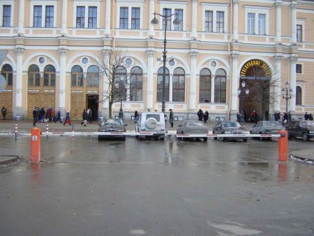 Шлагбаум автоматический скоростной Фантом Спринт S3000 с круглой стрелой 3 метра