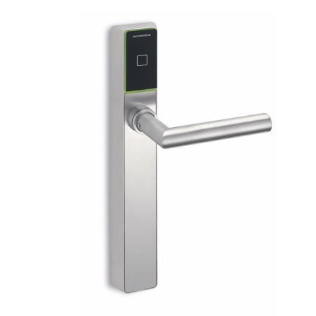 Электронный замок dormakaba c-lever pro (черный, узкий, offline, 72 мм, левый, ручки HA, шток 8 мм)